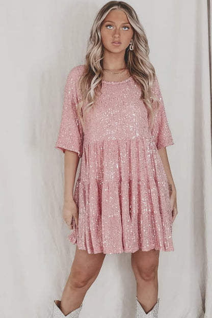 Alicia™ - Robe à paillettes décontractée