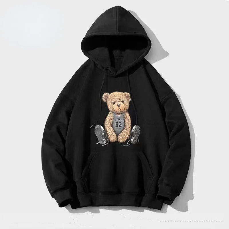 Eliza™ - Sweat à capuche ours en peluche