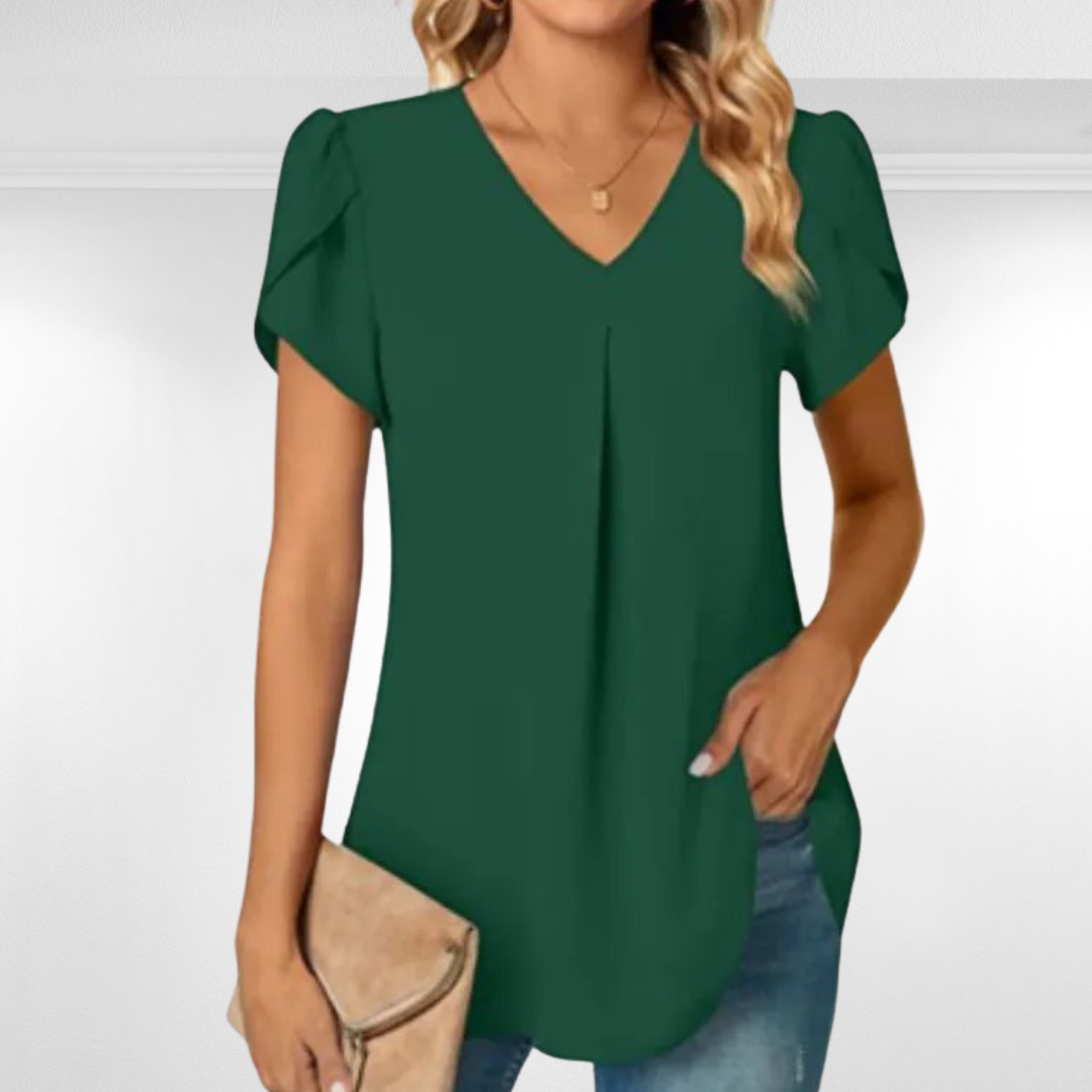 FIONA / V-NECK TOP