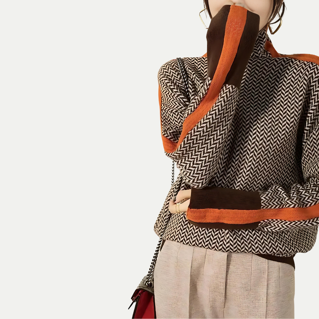 Jana™ - Le pull col roulé moderne et élégant