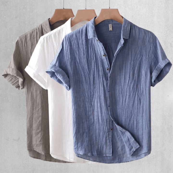 COOPER / LINEN ISLAND SHIRT