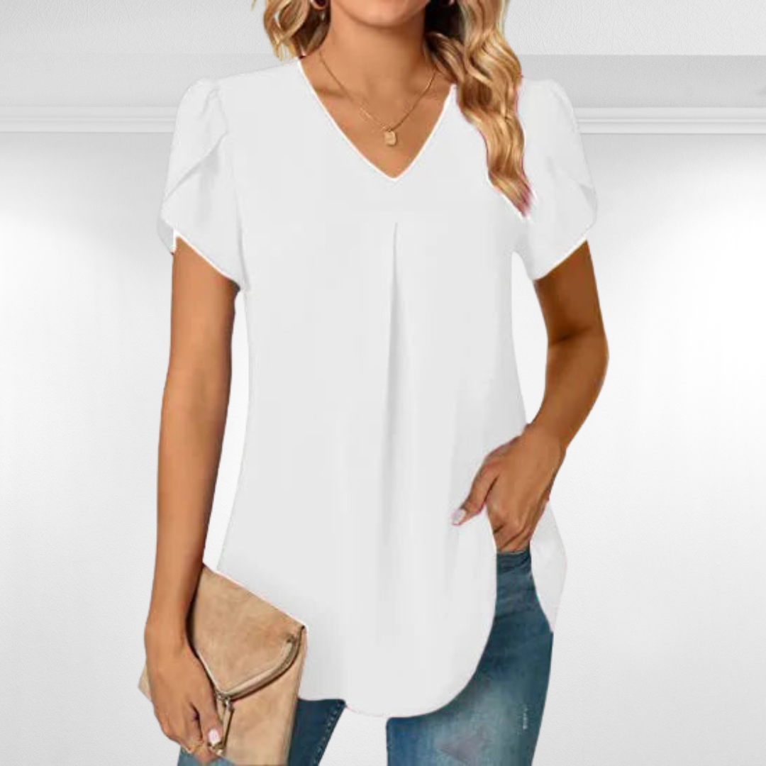 FIONA / V-NECK TOP