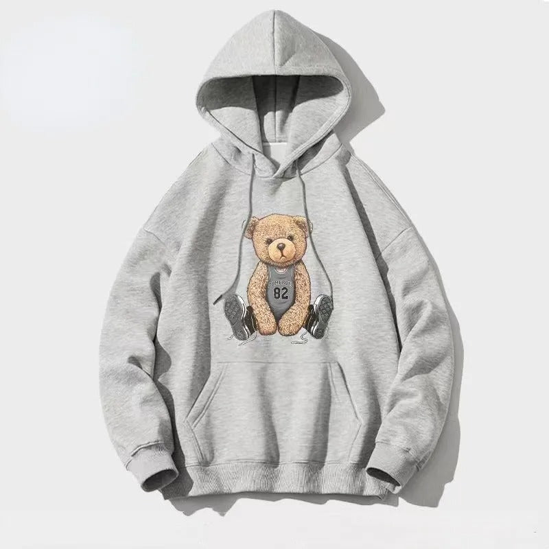 Eliza™ - Sweat à capuche ours en peluche