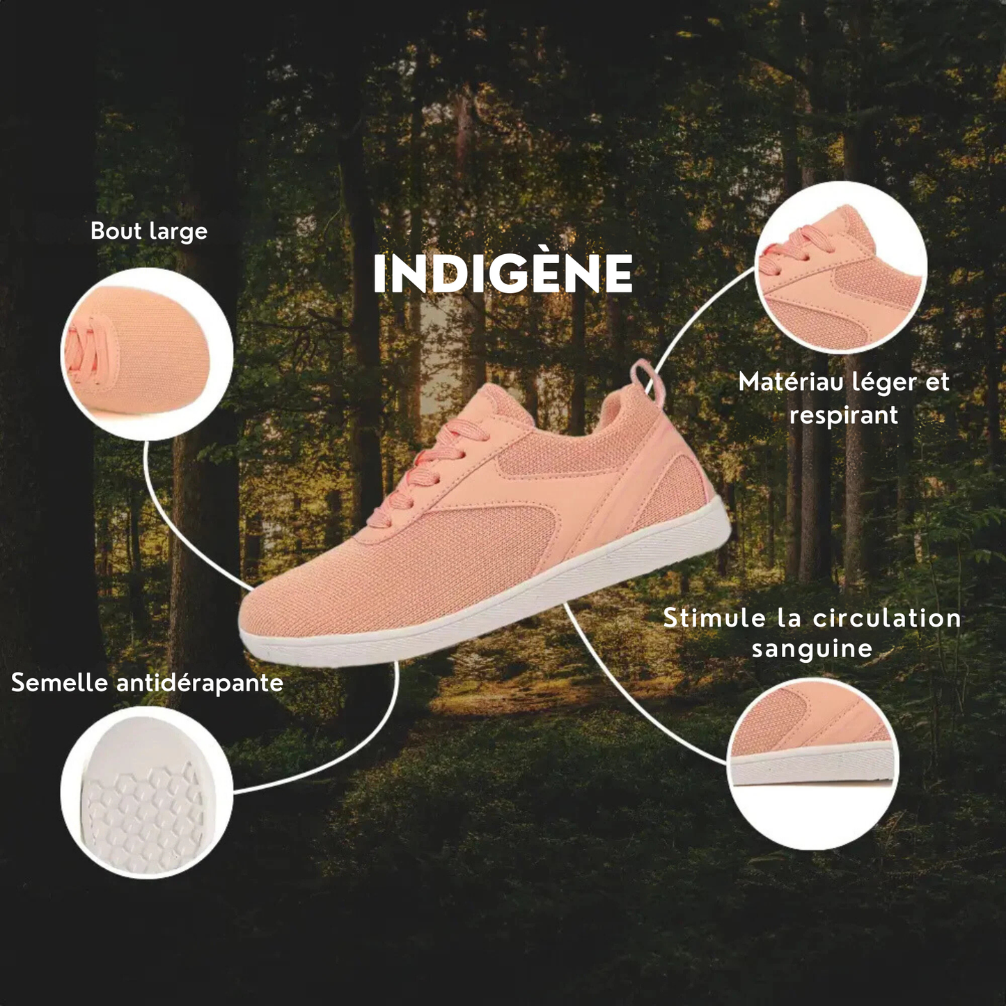 Indigène - Sneakers Minimalistes (Unisexe)