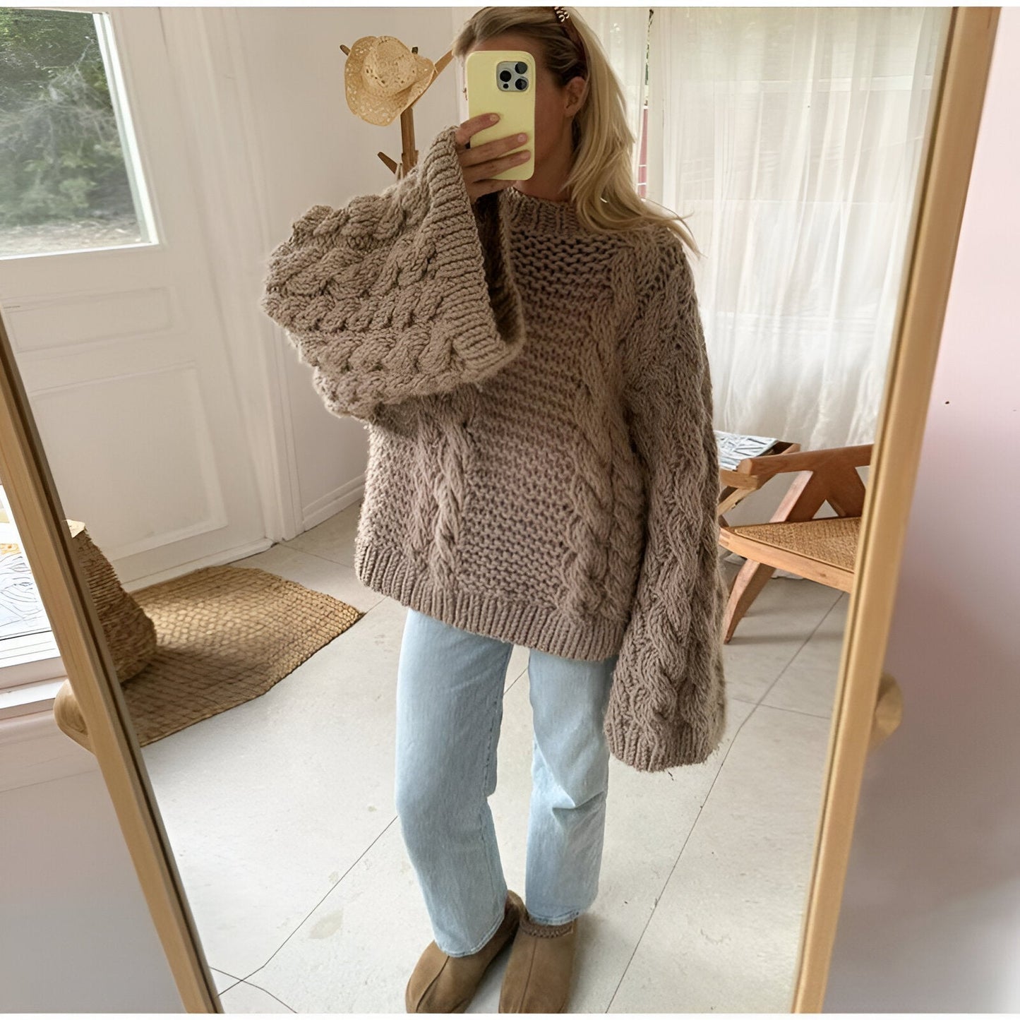 Sainab™ - Pull en tricot oversize