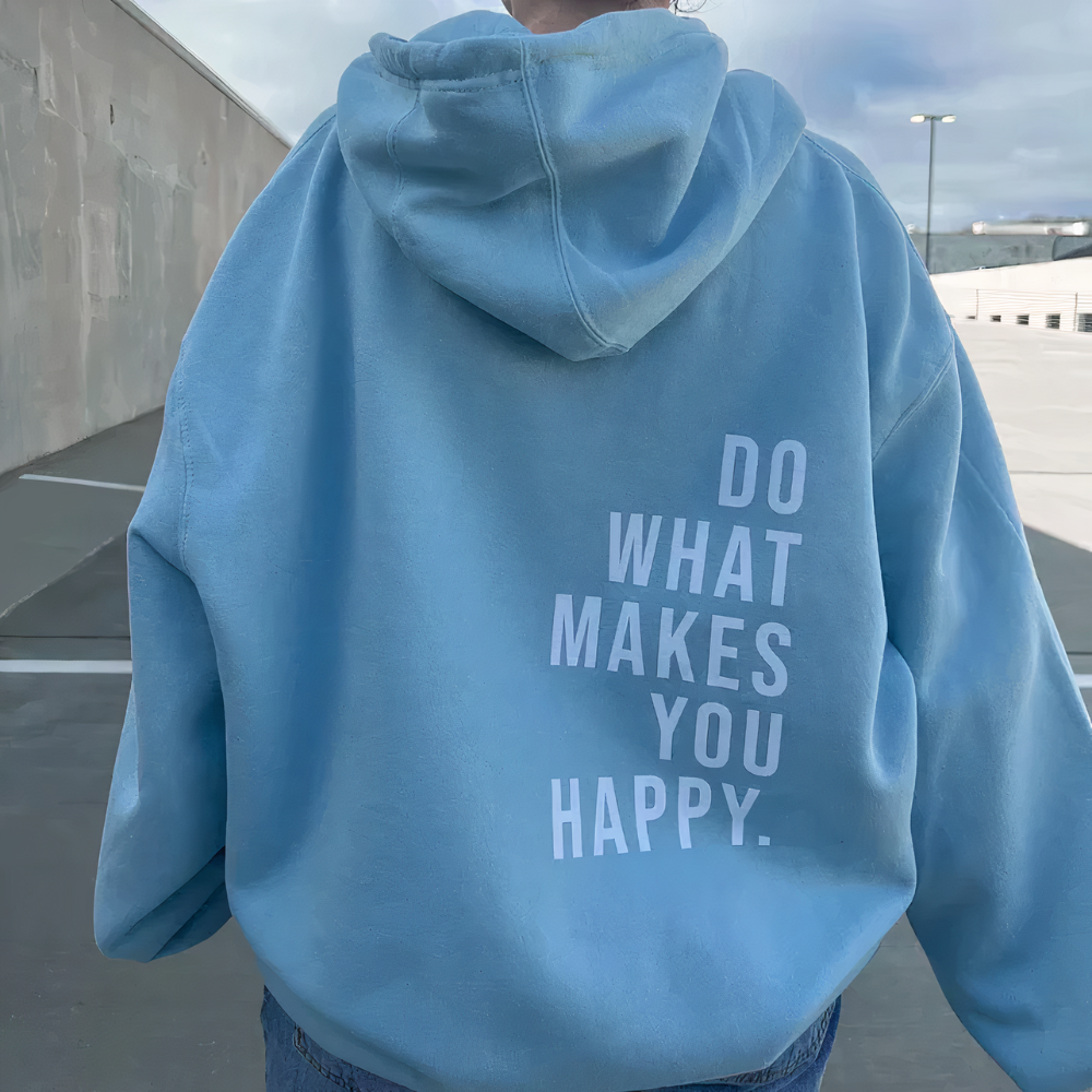 JANET / OVERSIZED SMILE HOODIE