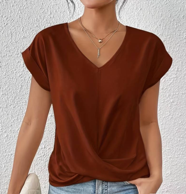 SADIE / V-NECK TOP