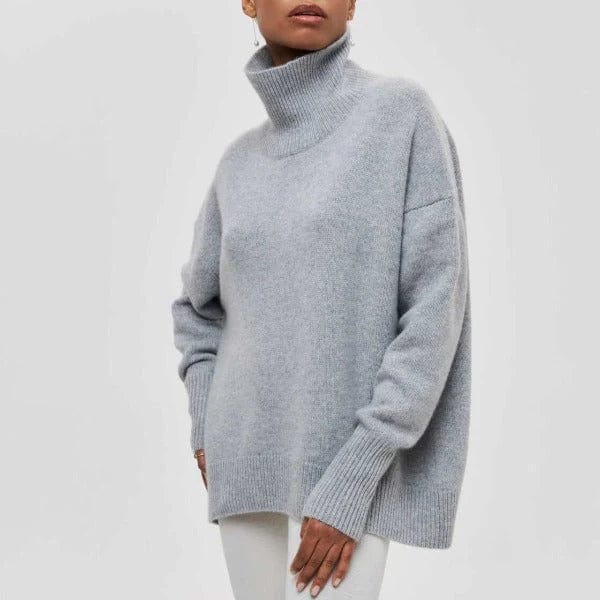 Carla™ - pull col roulé en cachemire