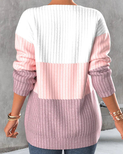 Frieda™ - Pull en tricot à manches longues super doux