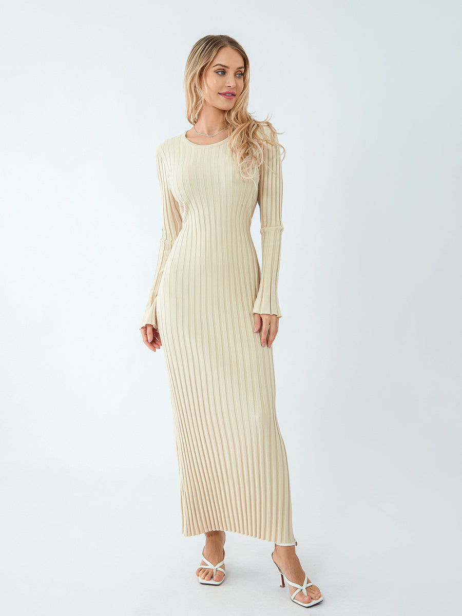 Sophie™ - Robe longue élégante en maille