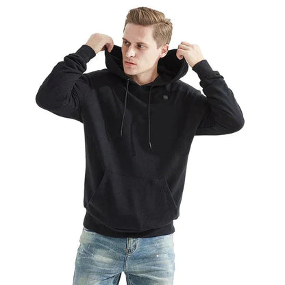 James™ - Bequemer beheizter Unisex-Kapuzenpullover