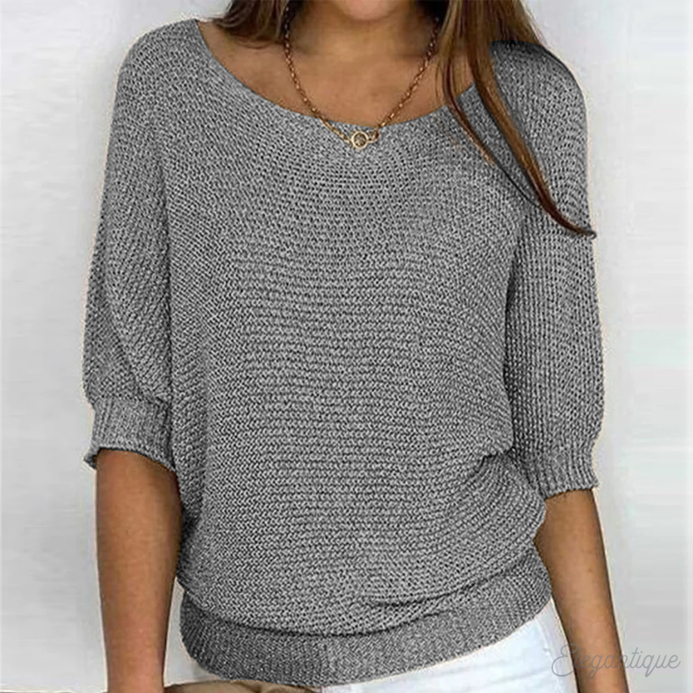 Luna™ - Stilvoller, eleganter Strickpullover