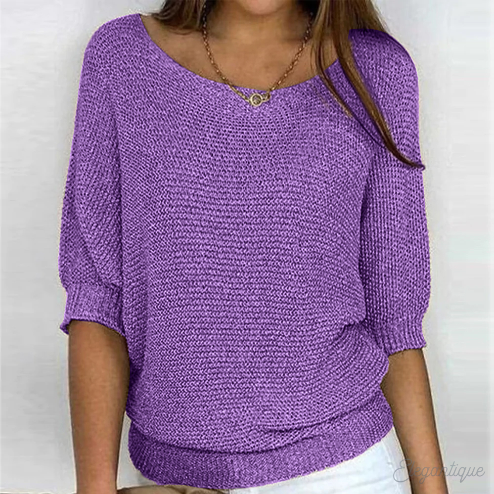 Luna™ - Stilvoller, eleganter Strickpullover