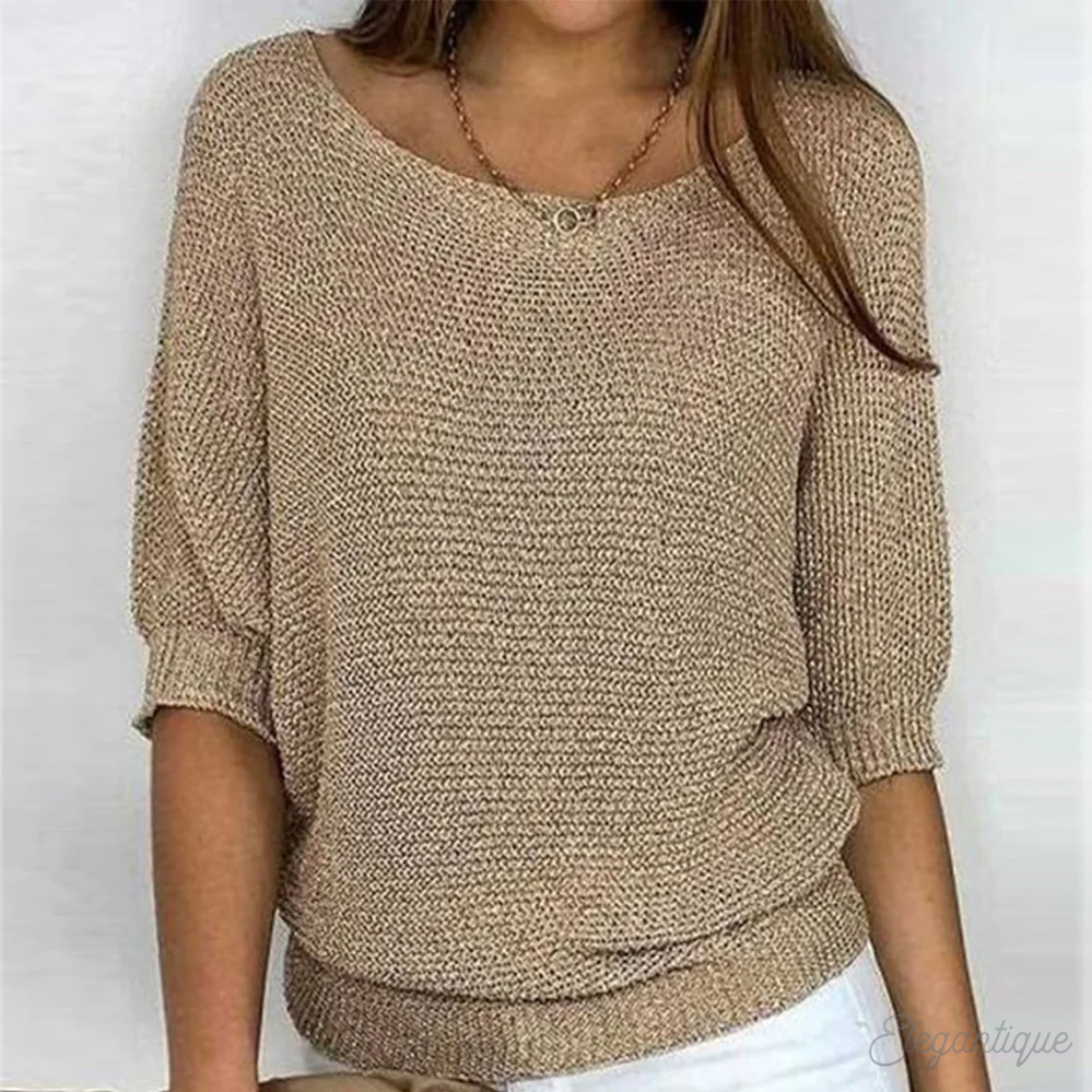 Luna™ - Stilvoller, eleganter Strickpullover