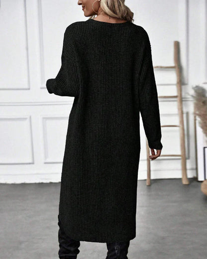 CHARLOTTE / ASYMMETRIC KNITTED PULLOVER